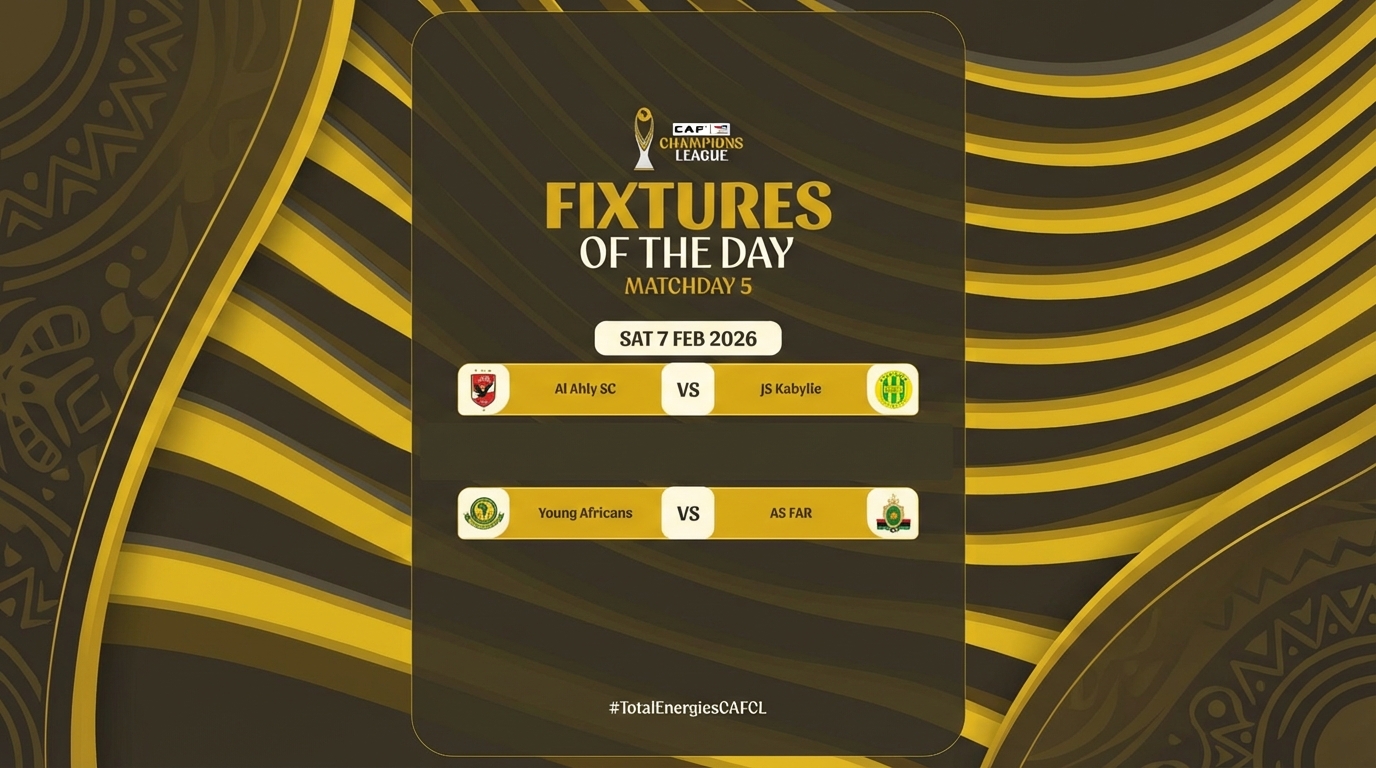 الجولة الخامسة من دوري أبطال أفريقيا | الأهلي في اختبار صعب بالجزائر وصراع مشتعل على بطاقة التأهل